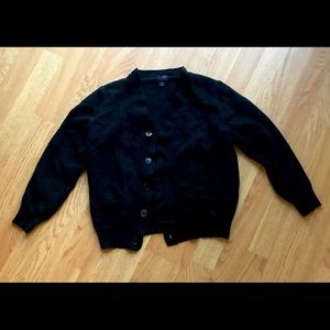 Jcrew black mini cardigan